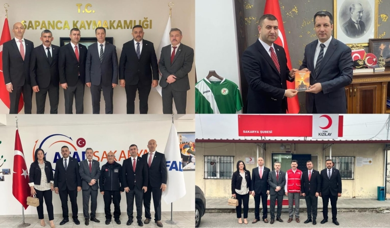 Türkiye Yüzyılı Partisi heyetinden kamu kurumlarına temas