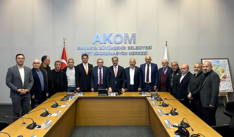Sakarya ASKF’den, Başkan Yusuf Alemdar’a Teşekkür Ziyareti