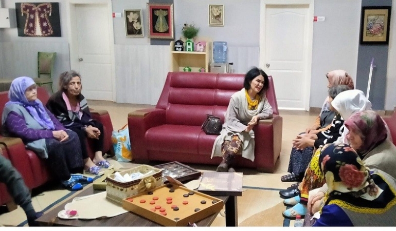 Başkan Fatma KILINÇER’den Melek Nişancı Huzurevi ‘ ne bayram ziyareti