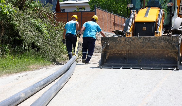 Sapanca Yenimahalle’ye güçlü dönüşüm ile kayıpsız ve kesintisiz içme suyu