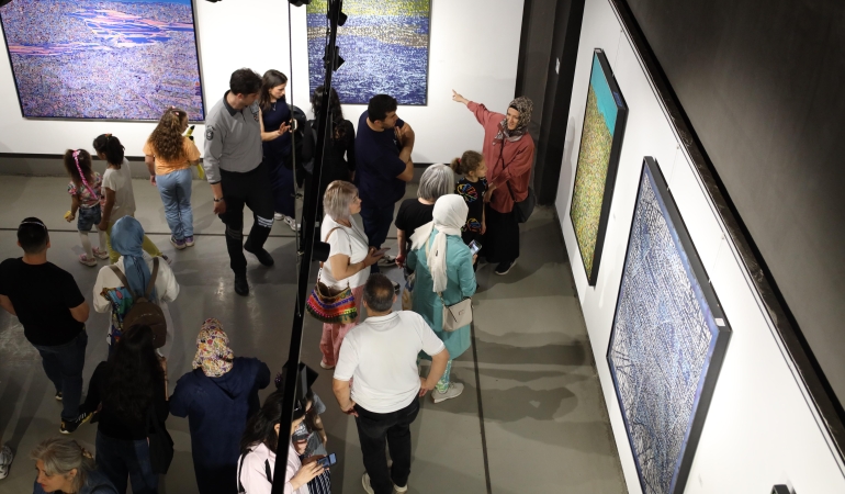 Ressam Devrim Erbil’in ‘Yatay Derinlik’ sergisi OSM’de kapılarını açtı
