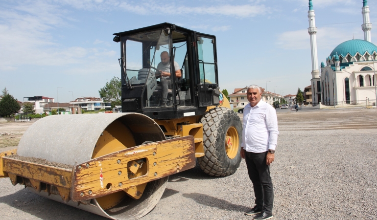 İş makinaları fuar alanında alt yapı çalışmaları tamamlandı (3)