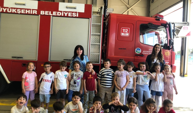 Minik yürekler, itfaiyecilikle tanıştı