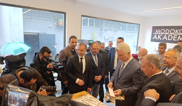 TİCARET BAKANI PROF. DR. ÖMER BOLAT, MODOKO AKADEMİ’Yİ AÇTI