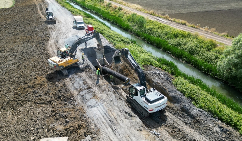 4 merkez ilçeye 12 kilometrelik yeni kanalizasyon ve yağmur suyu hattı