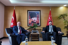 Ümit Özdağ, Hüseyin Baş'ı ziyaret etti