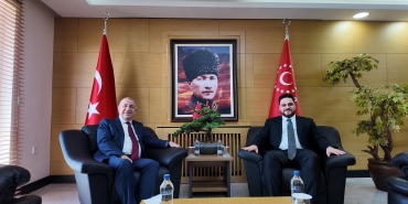 Ümit Özdağ, Hüseyin Baş'ı ziyaret etti