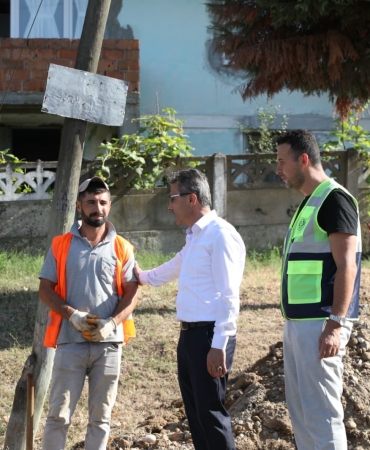 BAŞKAN ŞENOL DİNÇ DOĞAL GAZ ÇALIŞMALARINI YERİNDE İNCELEDİ (2)
