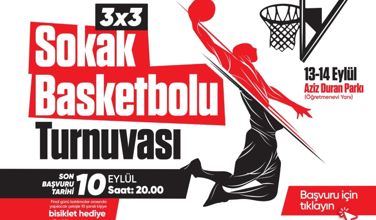Büyükşehir’den basketbol tutkunlarına ödüllü 3×3 Sokak Basketbolu Turnuvası