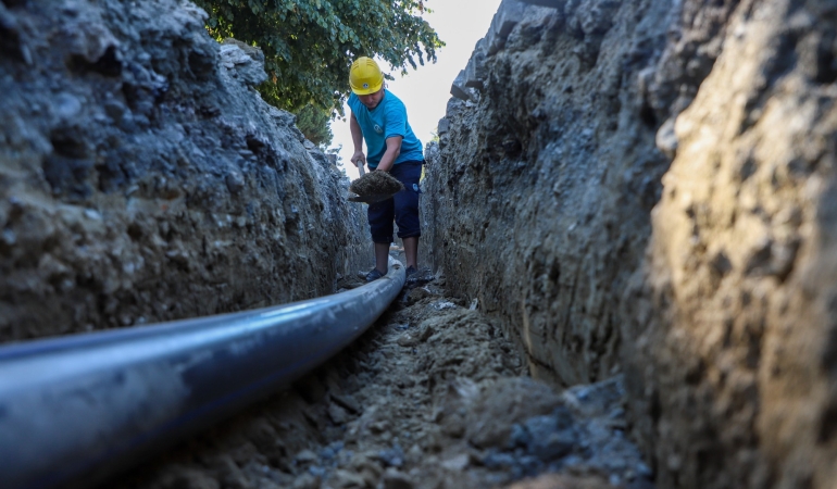 SASKİ turizm ilçesinde saniyede 5 litre debili yeni bir kaynağa ulaştı