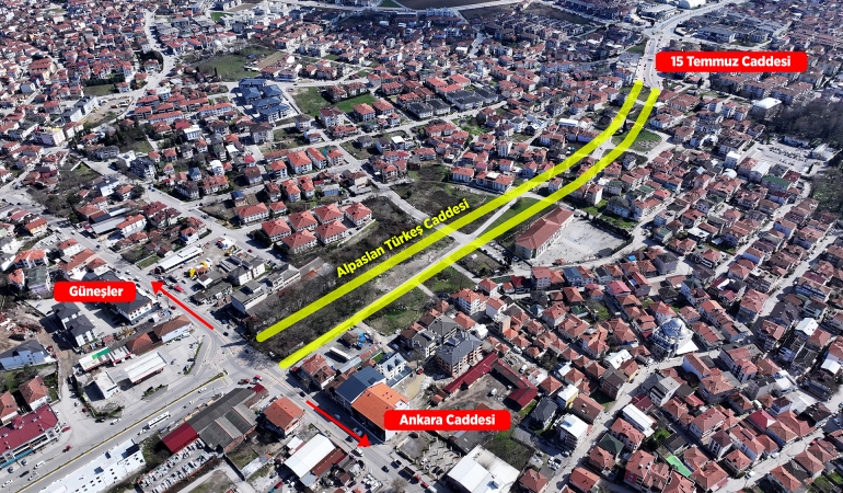 Sakarya’nın merkezine yeni bir ulaşım koridoru açılıyor