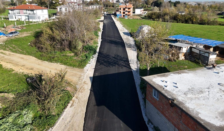 Büyükdere – Yukarı Kirazca Bağlantı Yolu Asfaltlandı