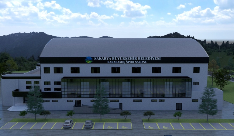 “1500 kişi kapasiteli yeni spor salonunda çalışmalar başladı”