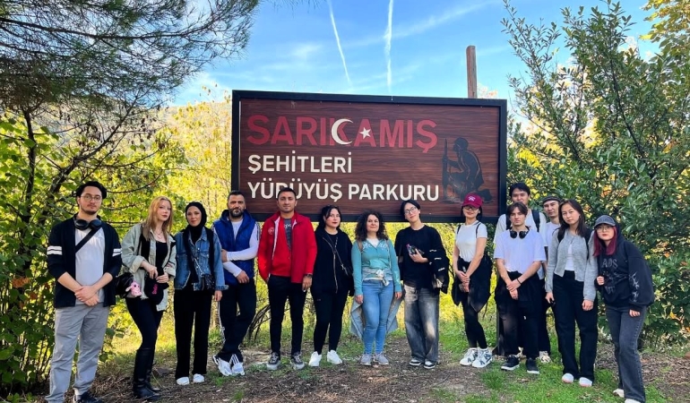 SUBÜ öğrencileri Yuvacık’ta doğa yürüyüşü yaptı