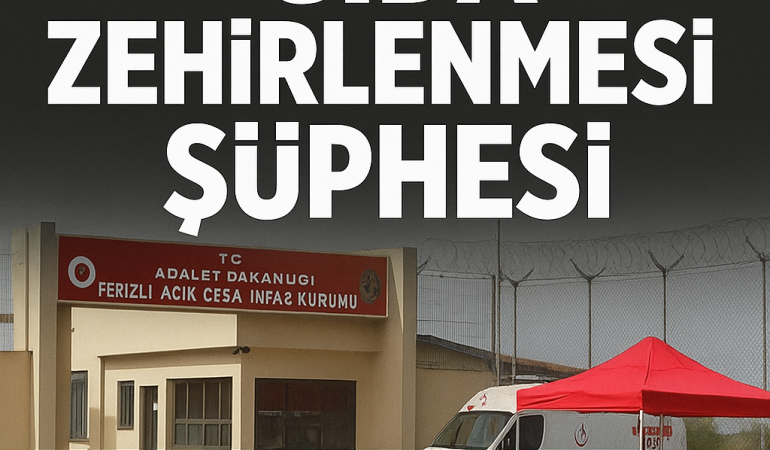 Ferizli Açık Cezaevinde Gıda Zehirlenmesi Şüphesi