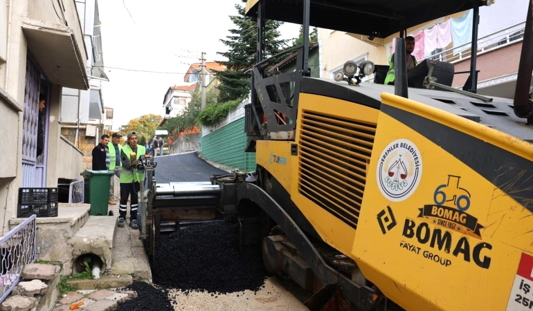 ERENLER BELEDİYESİ ASFALTTA HIZ KESMİYOR
