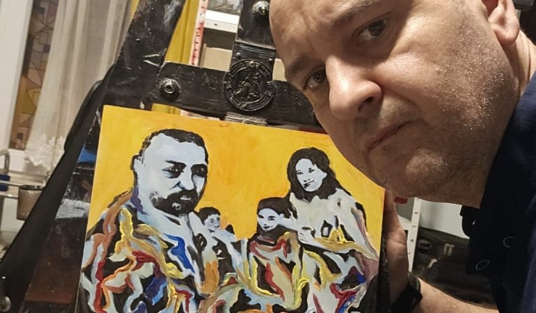 Sanatçı Ersoy AYYILDIZ’dan aile faciasına yürek yakan tablo