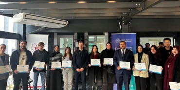 ÜNİDES projeli öğrenci topluluklarına teşekkür