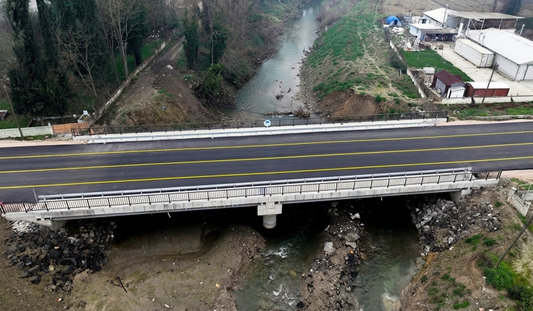 Akyazı’da 20 mahalleyi bağlayan nokta afetlere karşı artık daha güçlü