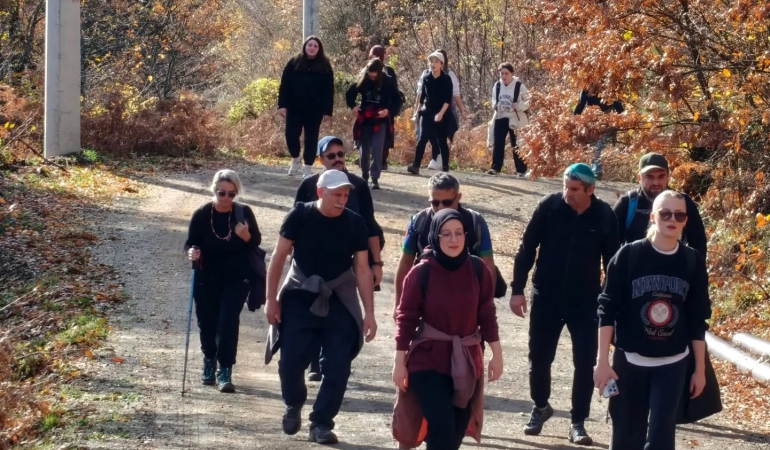 Sakarya’da doğa yürüyüşlerine büyüleyici final: Kıranyurt