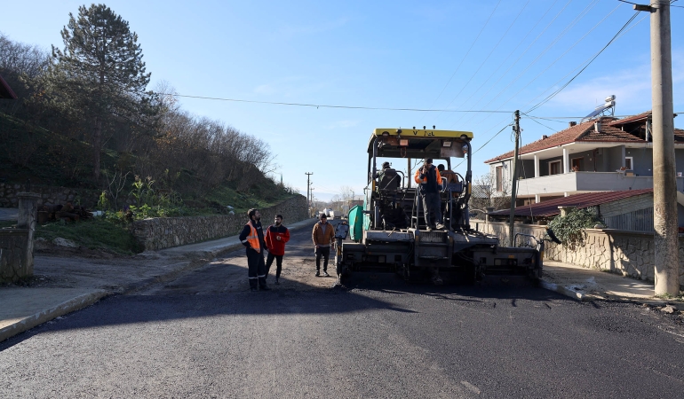 Altındere’de altyapının ardından üstyapı da yenileniyor