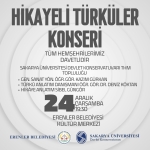 ERENLER BELEDİYESİ’NDEN HİKAYELİ TÜRKÜLER KONSERİ