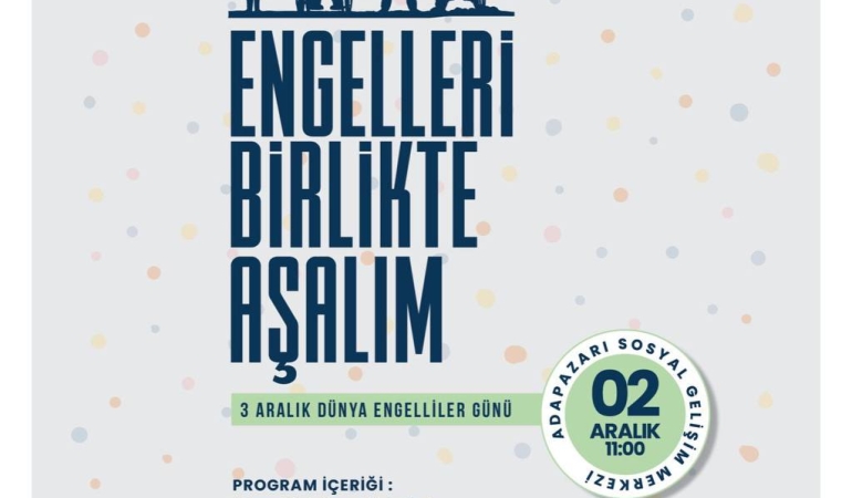 Dünya Engelliler Günü SGM’de özel programla kutlanacak