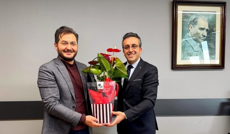 Dursun Murat Ak’tan Ahmet Mustafa Yelden’e Ankara’da hayırlı olsun ziyareti