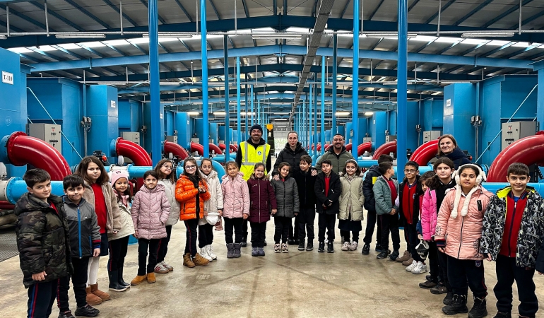 Minikler, Hızırilyas İçmesuyu Tesisine hayran kaldılar