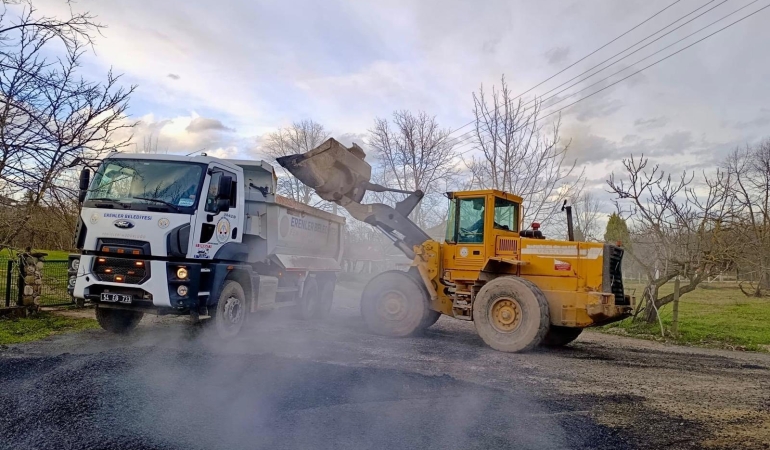 ERENLER’DE SAHA ÇALIŞMALARI HIZ KESMİYOR