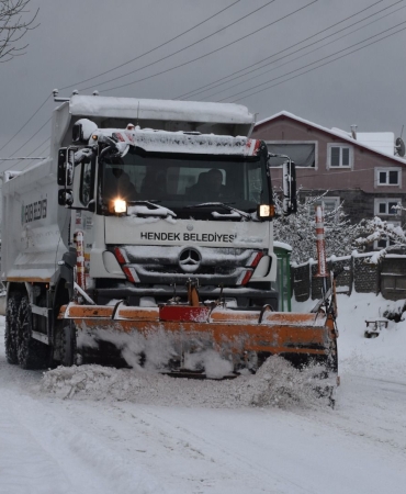 HENDEK’TE KARLA MÜCADELE ÇALIŞMALARI ARALIKSIZ SÜRÜYO