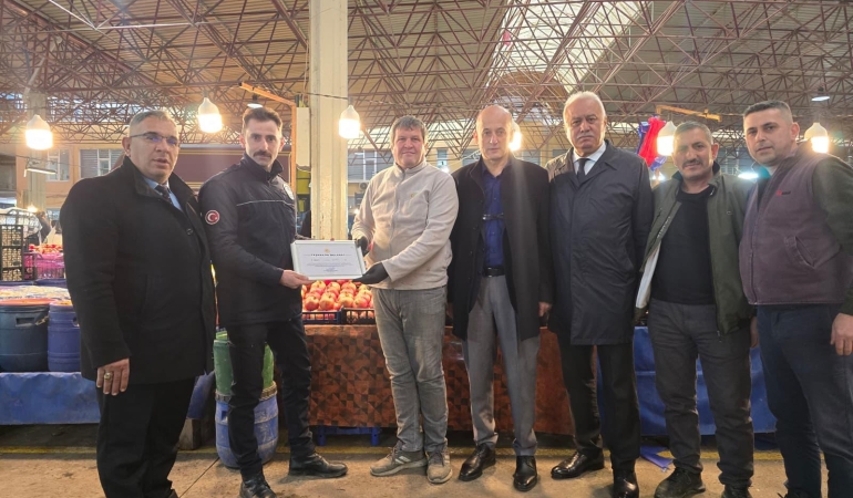 HENDEK ZABITASINDAN ÖRNEK ESNAFLARA TEŞEKKÜR BELGESİ