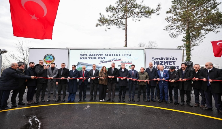 Serdivan’da Mahalle Kültürü Yeniden Canlanıyor: Selahiye Kültür Evi Törenle Açıldı