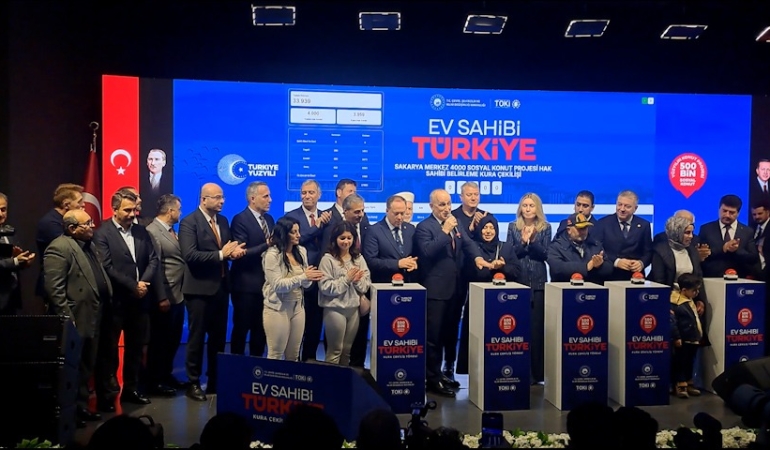 TOKİ’nin Sakarya’daki 6 Bin 633 Konutu İçin Kura Çekildi