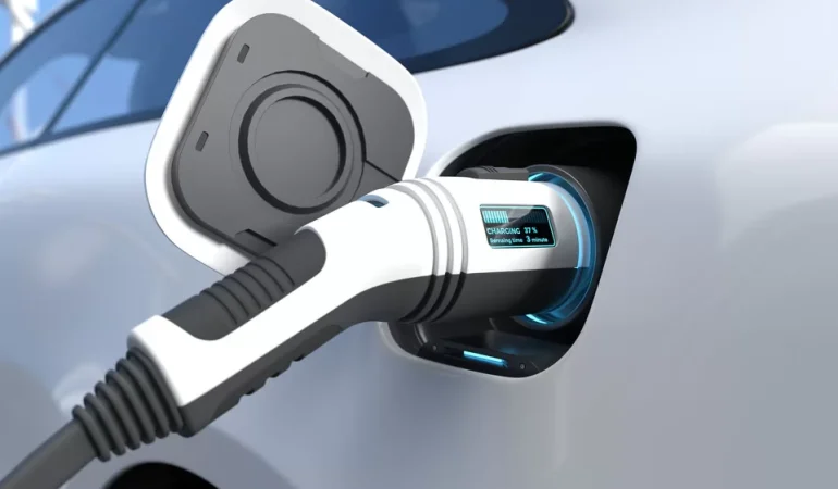 electric-car-is-charging-battery