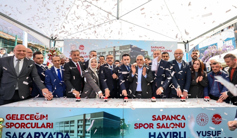 Binlerce gencin gözbebeği olacak Sapanca Spor Salonu’nun temeli atıldı