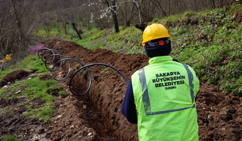 13 kilometrelik içme suyu hattı Hendek Karadere’ye 2060 yılına kadar sorunsuz hizmet edecek