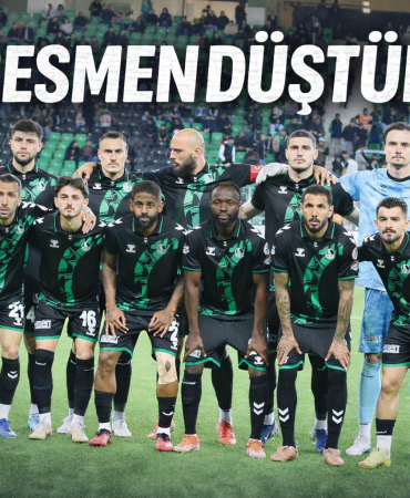 Sakaryaspor'dan düşüş anı