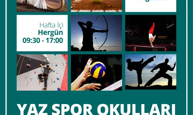 SUBÜ Yaz Spor Okulları için kayıtlar başladı