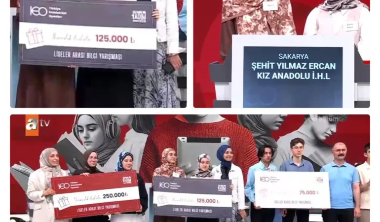 Sakaryalı Öğrenciler Türkiye Entelektüel Oyunları’nda Türkiye İkincisi Oldu