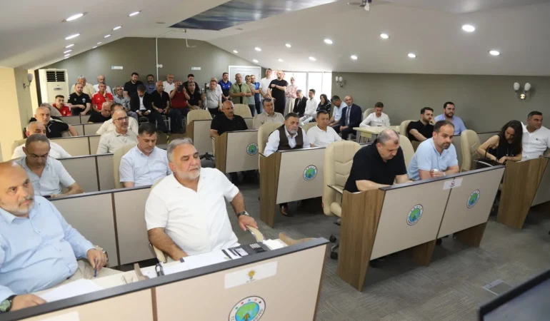 HENDEK BELEDİYESİ HAZİRAN AYI MECLİS TOPLANTISINDA 4 MADDE GÖRÜŞÜLDÜ