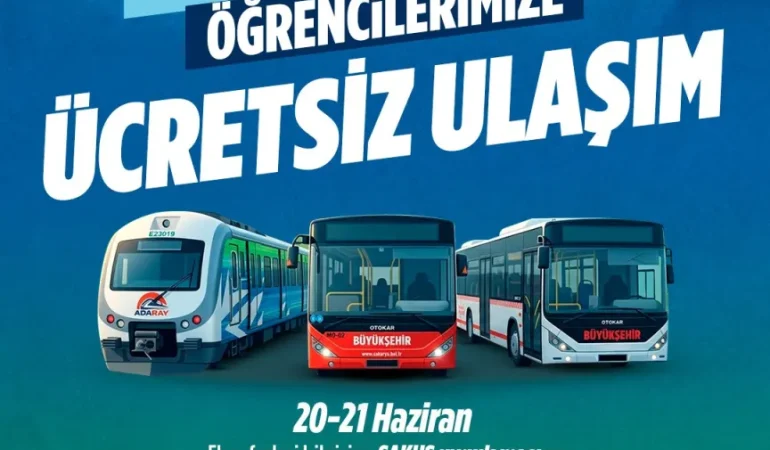 Büyükşehir’den üniversite adaylarına ücretsiz ulaşım