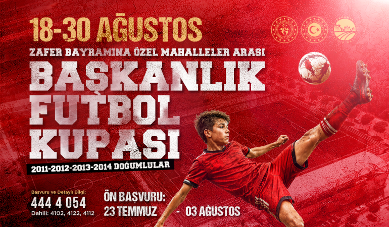 Büyükşehir’den 30 Ağustos Zafer Bayramı’na özel dev futbol turnuvası