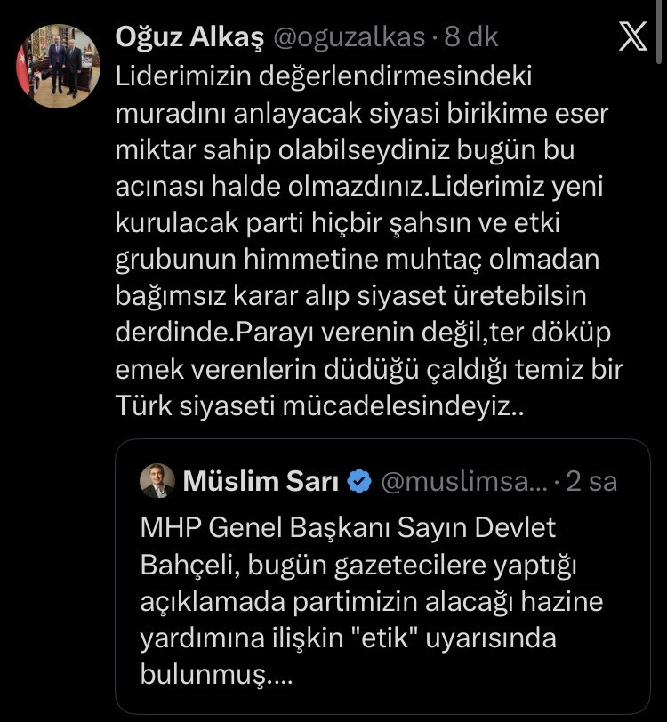 MHP Sakarya İl Başkanı Oğuz Alkaş’tan CHP Sözcüsüne Tepki: “Parayı Verenin Değil,alınteri ve emeğin siyasetini Savunuyoruz” 2 MHP Sakarya İl Başkanı Oğuz Alkaş’tan CHP Sözcüsüne Tepki: “Parayı Verenin Değil,alınteri ve emeğin siyasetini Savunuyoruz”