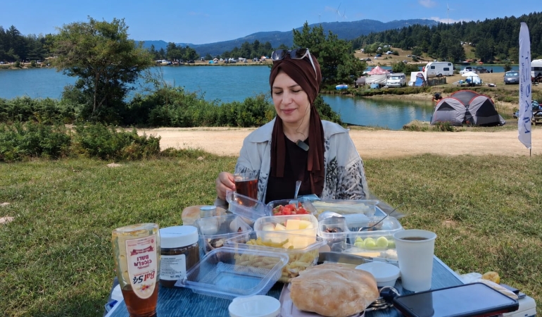 Karagöl Yaylası hafta sonunda doğaseverlerin akınına uğradı