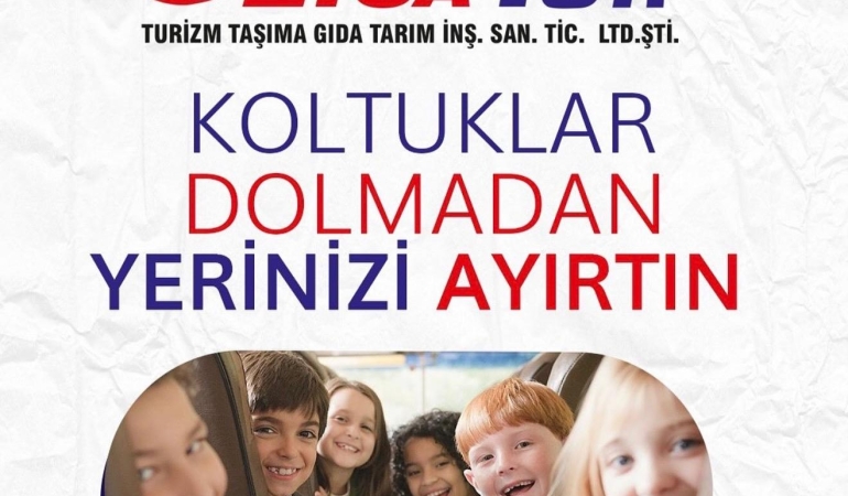 Lisa Tur’dan 30 yıllık tecrübeyle güvenli öğrenci taşımacılığı