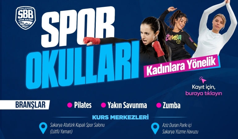 Kadınlar için spor okullarında yeni dönem başvuruları başladı
