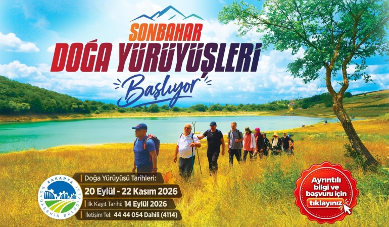 Büyükşehir’in Sonbahar Doğa Yürüyüşleri başlıyor