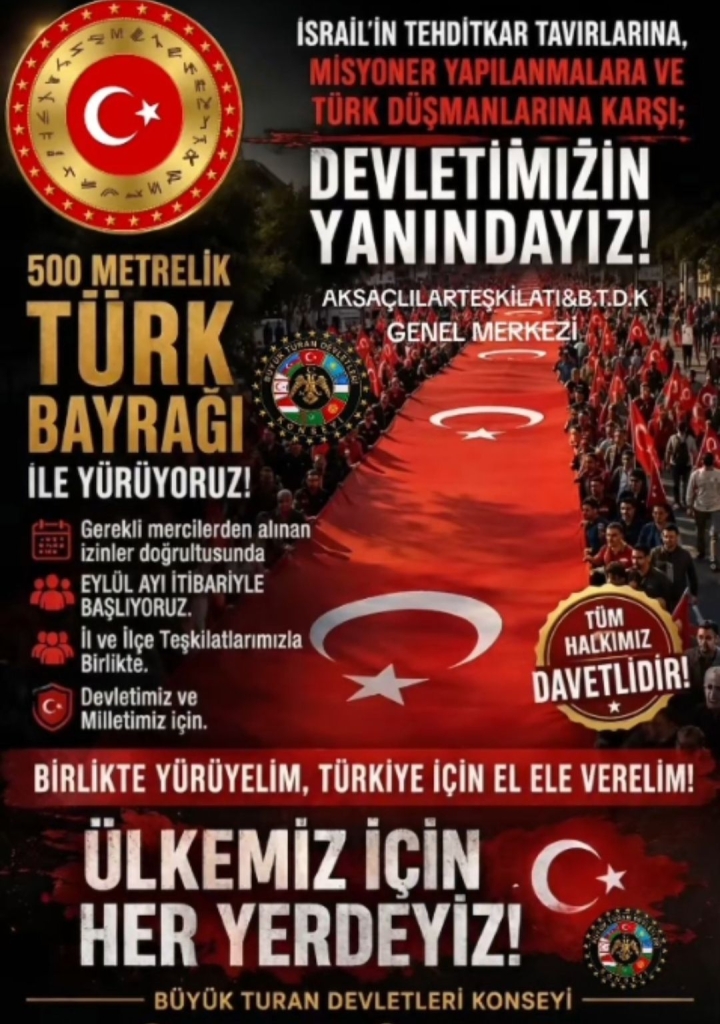 Sakarya 500 metrelik Türk Bayrağı altında buluşacak