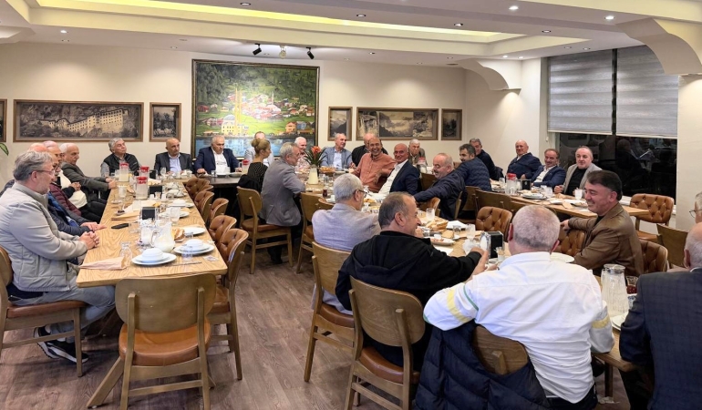 SATSO Başkan Adayı Talip Kuriş, Trabzonlular Derneği’nde Ağırlandı